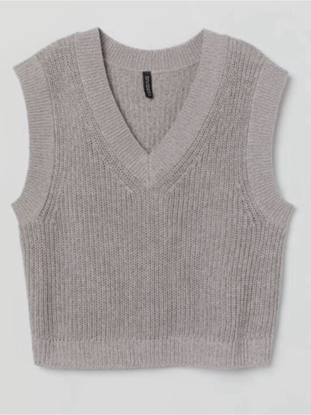 Divided grey sweater